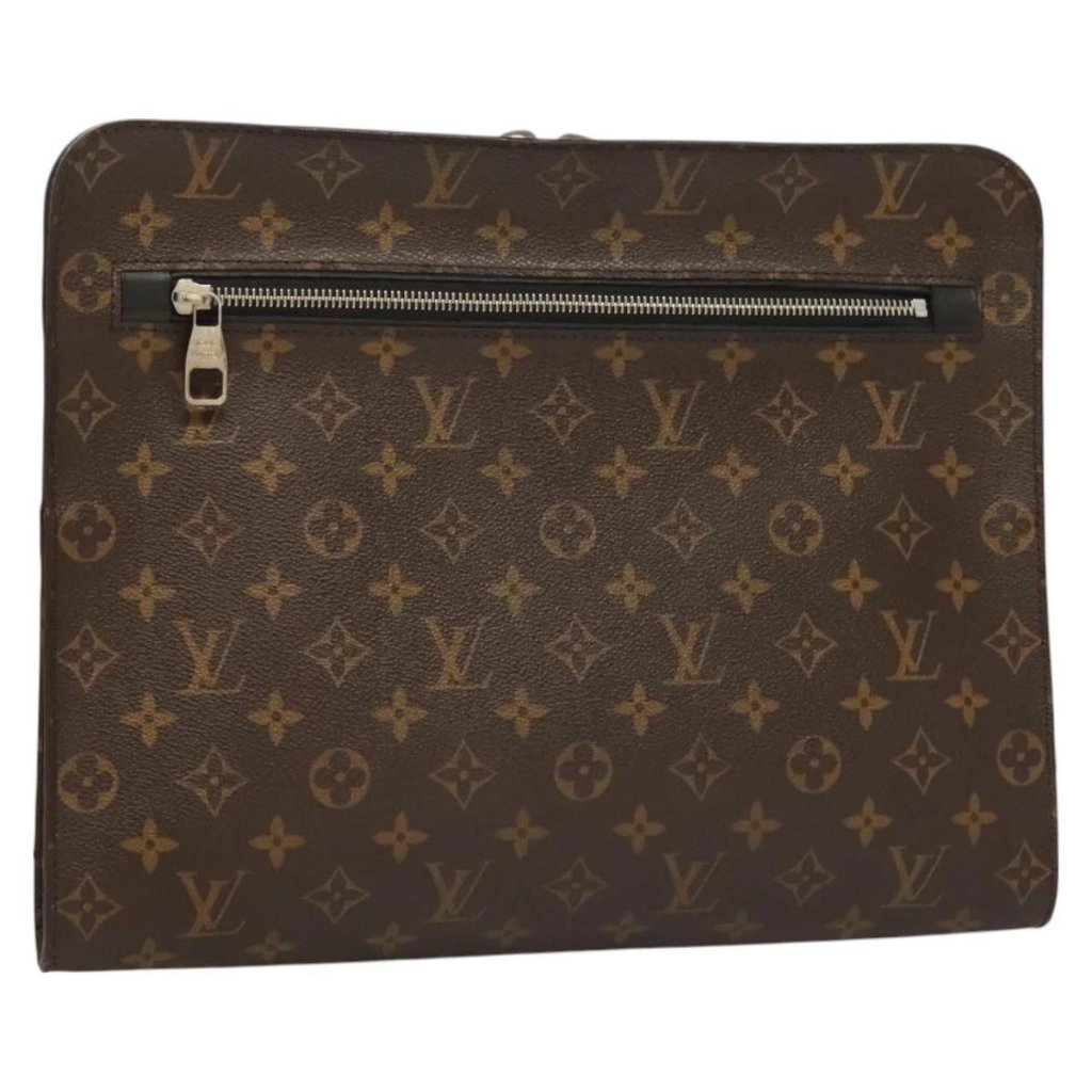 Louis Vuitton Monogram Portfolio Clutch Bag M40301 Lv Auth Ba2998